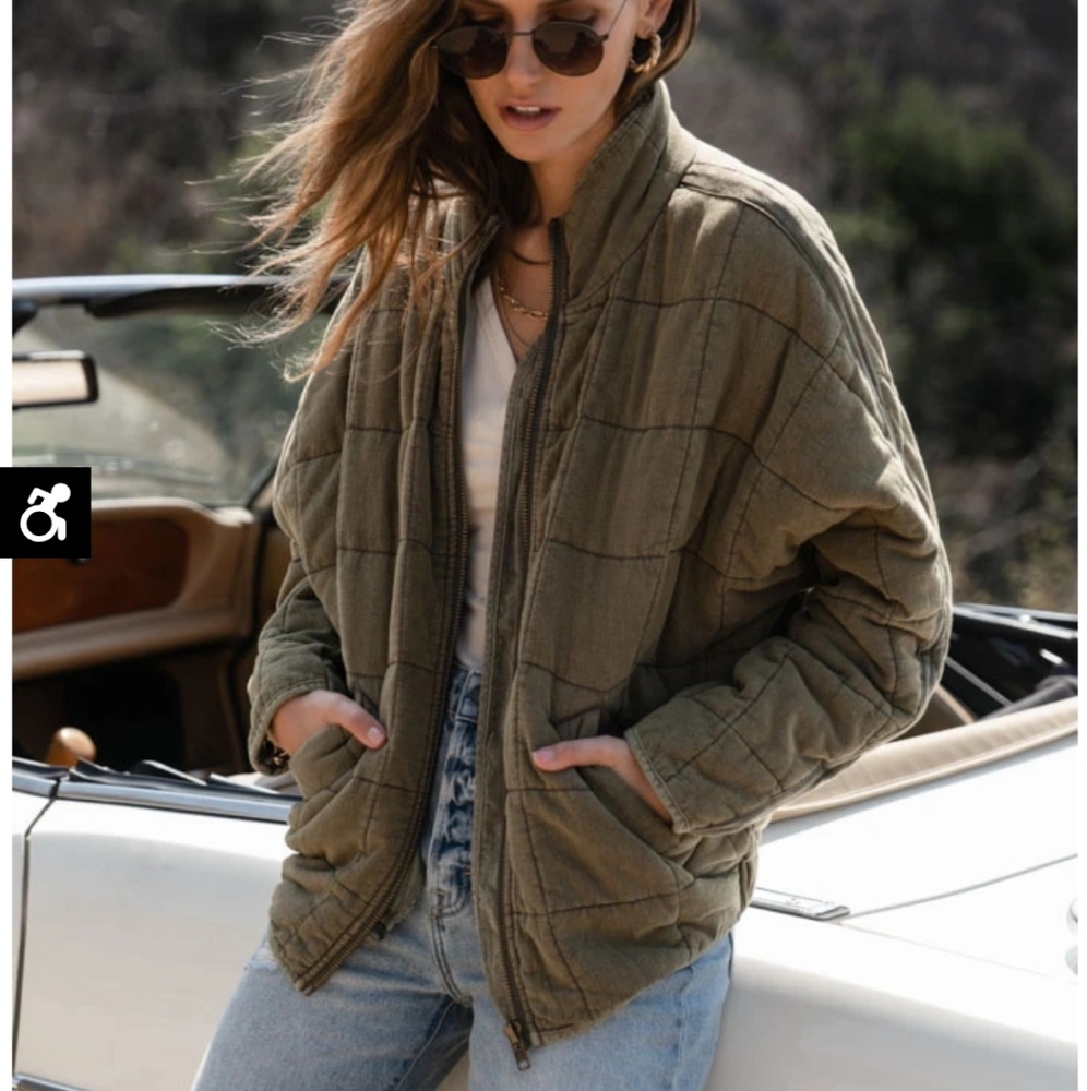 Acid washed jacket